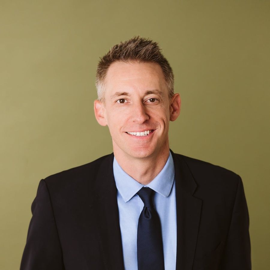 Jason Kander in a dark suit